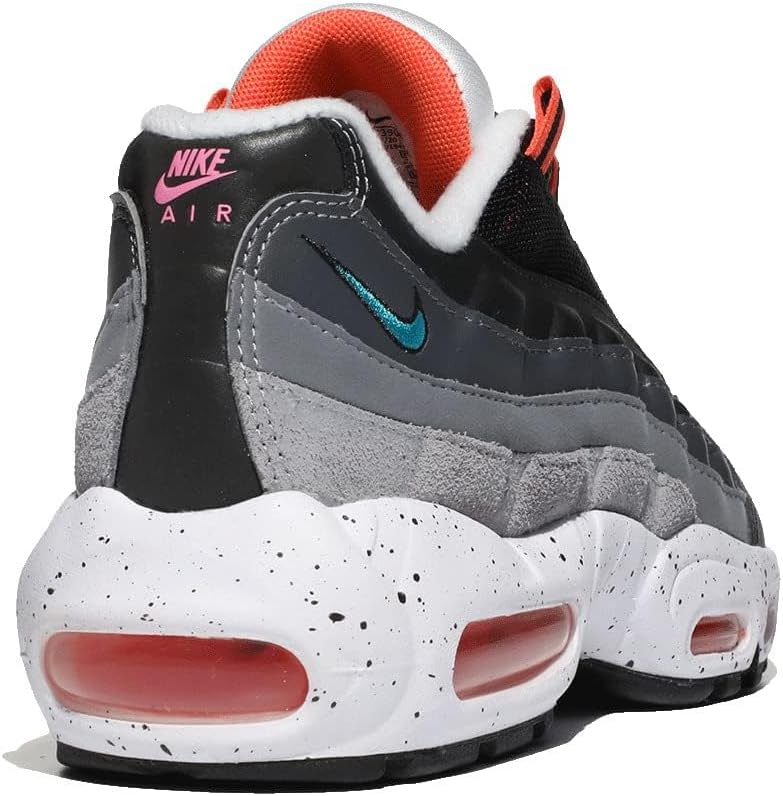 Кроссовки Nike Air Max 95 Recraft для мальчиков, белый/черный/оранжевый — фото 3