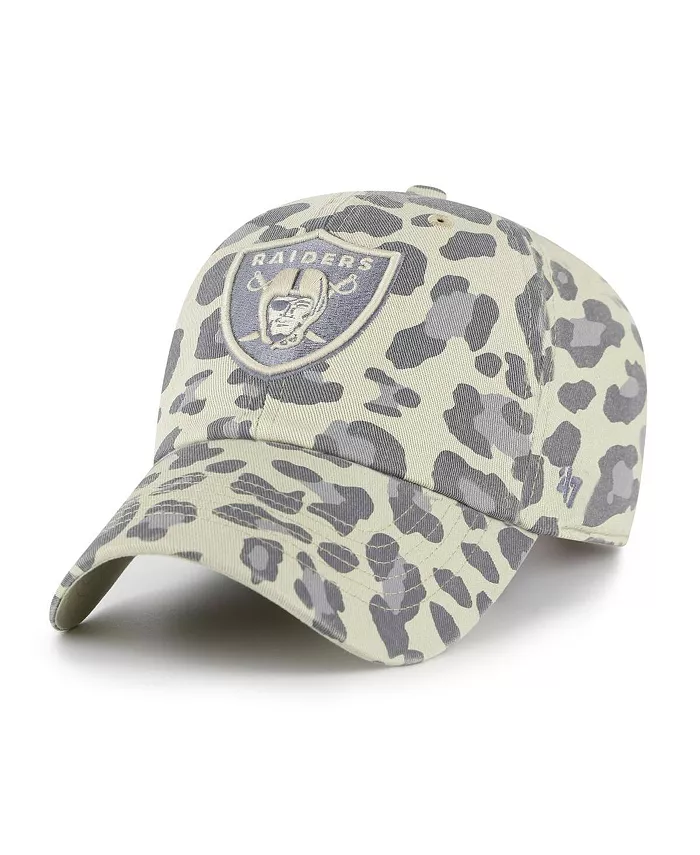 

Женская серая регулируемая кепка Las Vegas Raiders Bagheera Clean Up '47 Brand