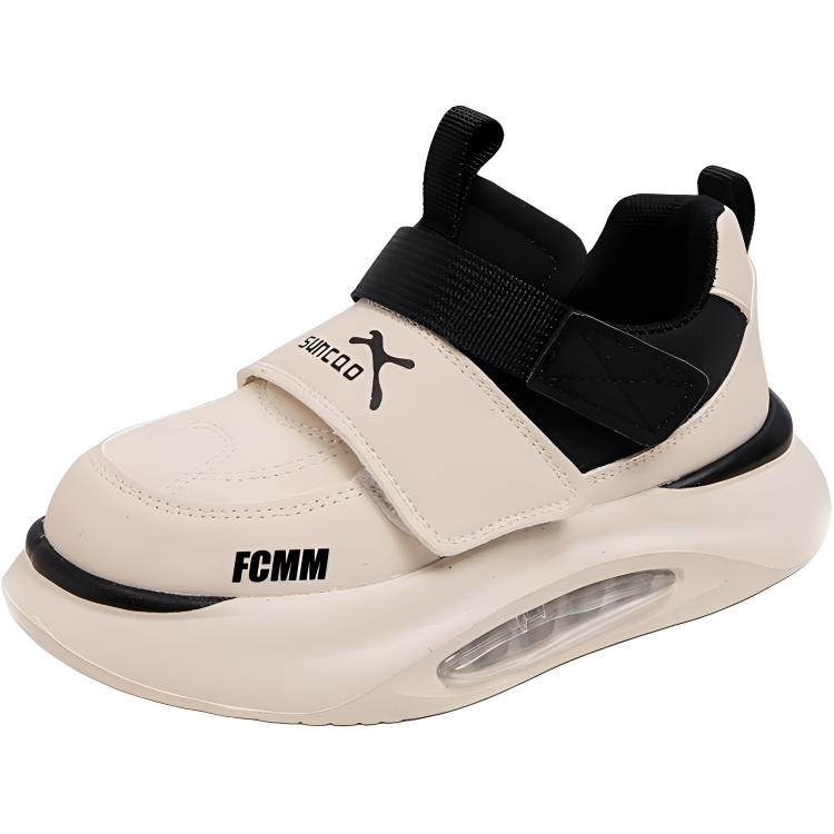 

Легкие амортизирующие низкие кроссовки для скейтбординга для детей FCMM, черный