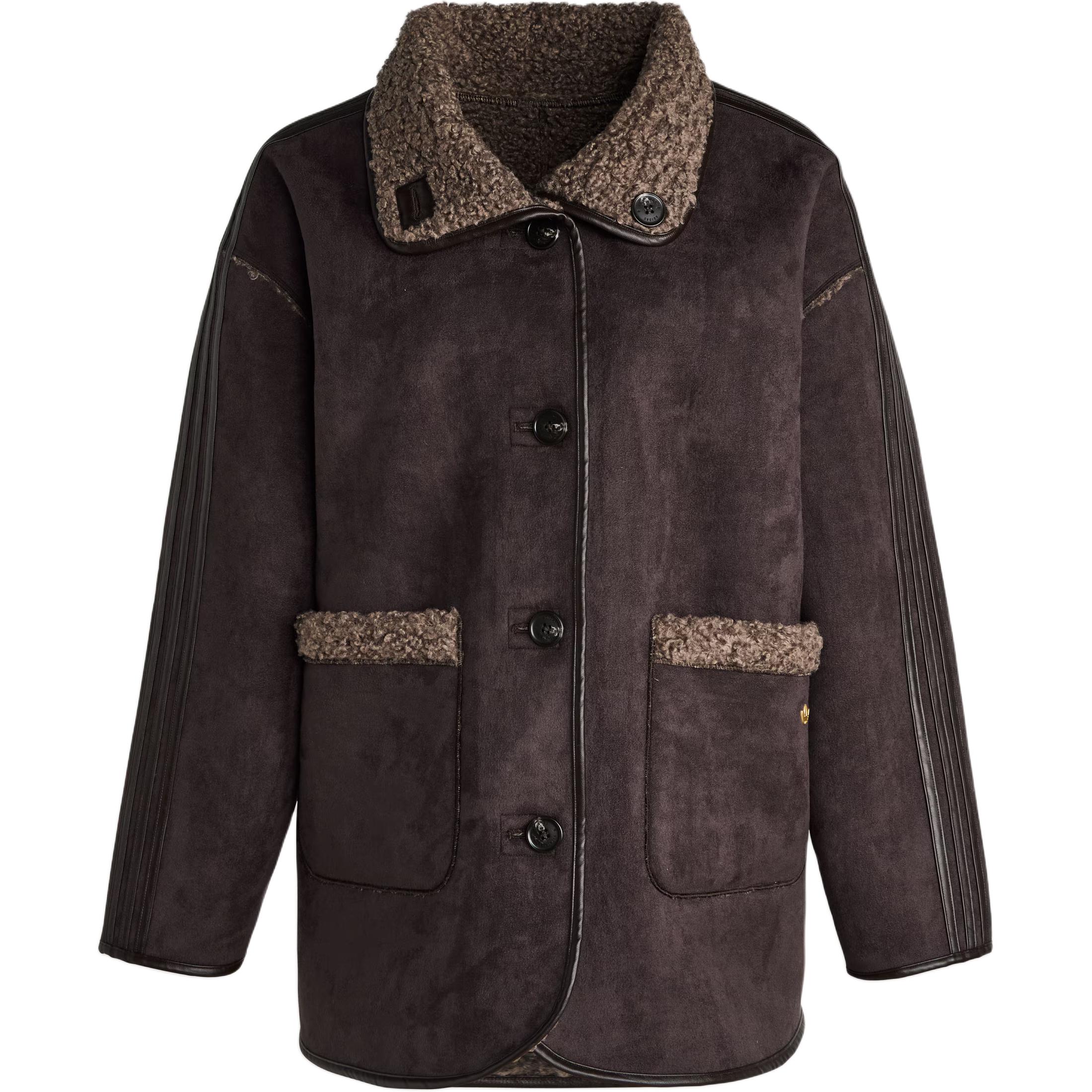 

Женская куртка FW25 Adidas Originals, aurora коричневый/stratum темный earthy коричневый