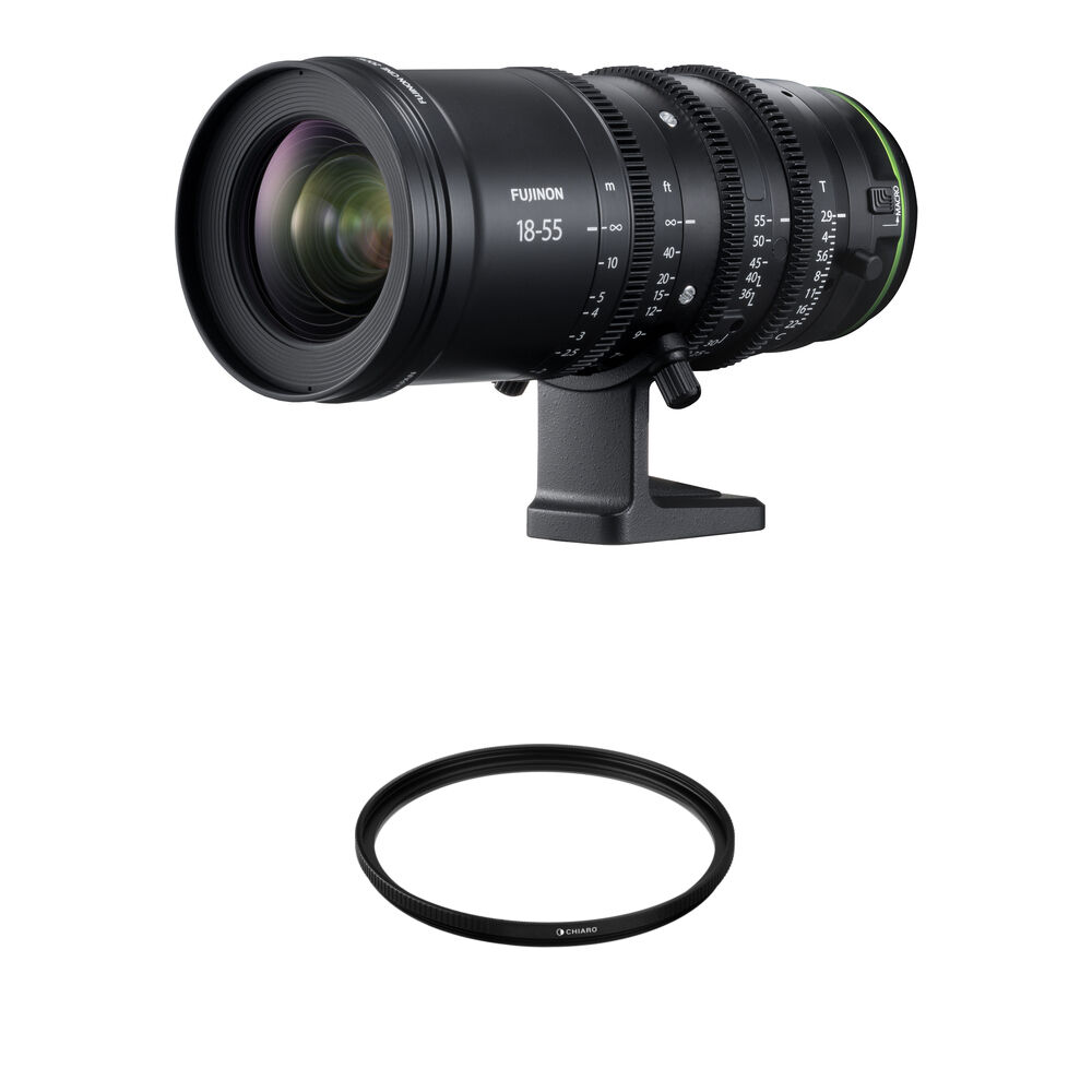 

Объектив FUJIFILM MKX18-55mm T2.9 и комплект УФ-фильтров Hoya 82mm NXT Plus