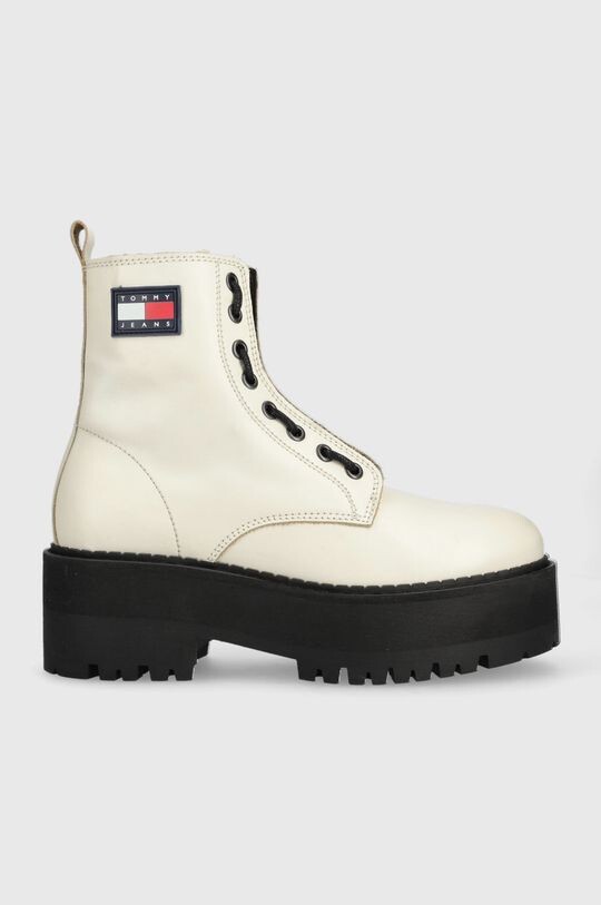 

Кожаные ботильоны Tamy Higher 3A - на молнии Tommy Jeans, бежевый