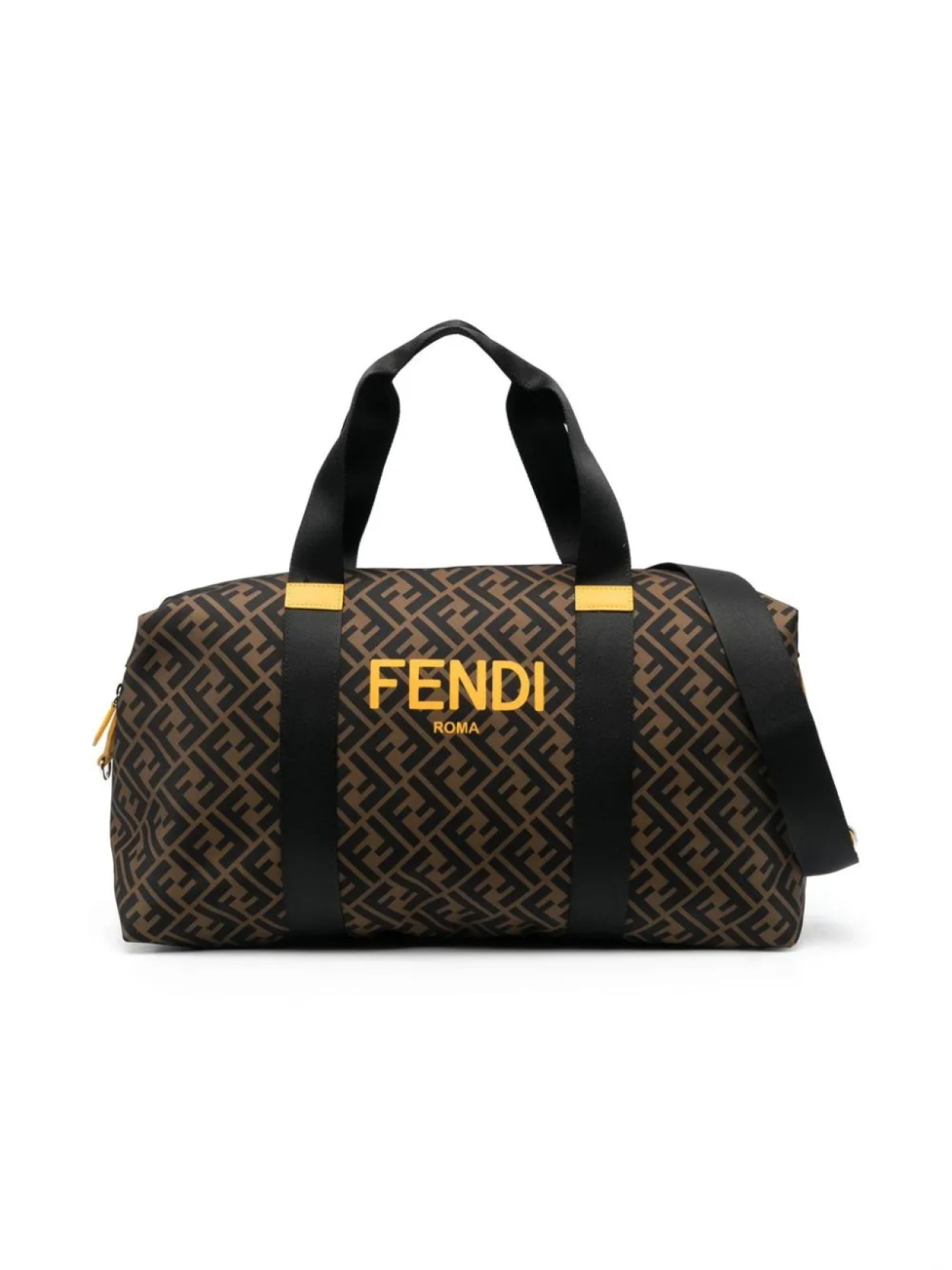 

Сумка с монограммой FF Fendi Kids, черный