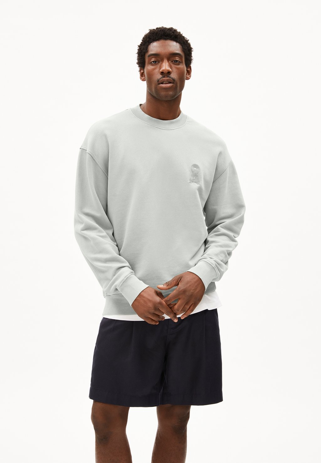 

Толстовка EMAAL CREWNECK GMT DYE ARMEDANGELS, светло-серый