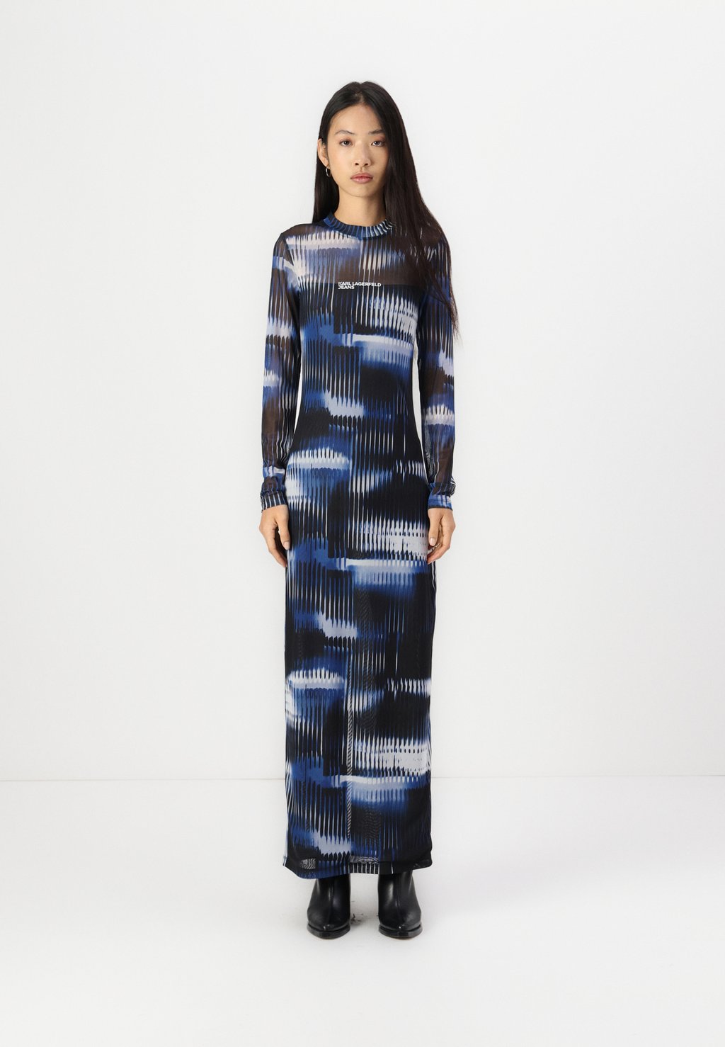 

Платье макси MAXI DRESS Karl Lagerfeld Jeans, серый