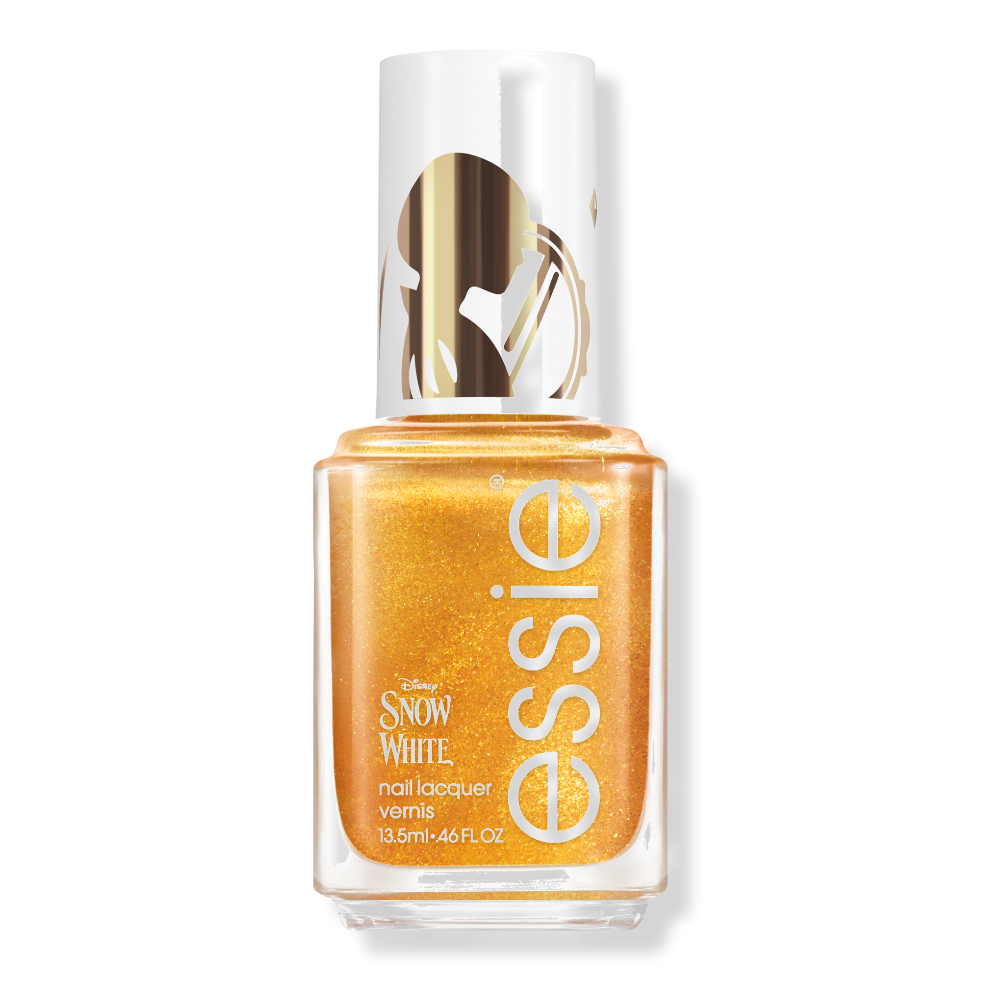 

Лак для ногтей ограниченной серии Disney Белоснежка - салонное качество. Essie, Good Things Glow (gold pixel pearl)