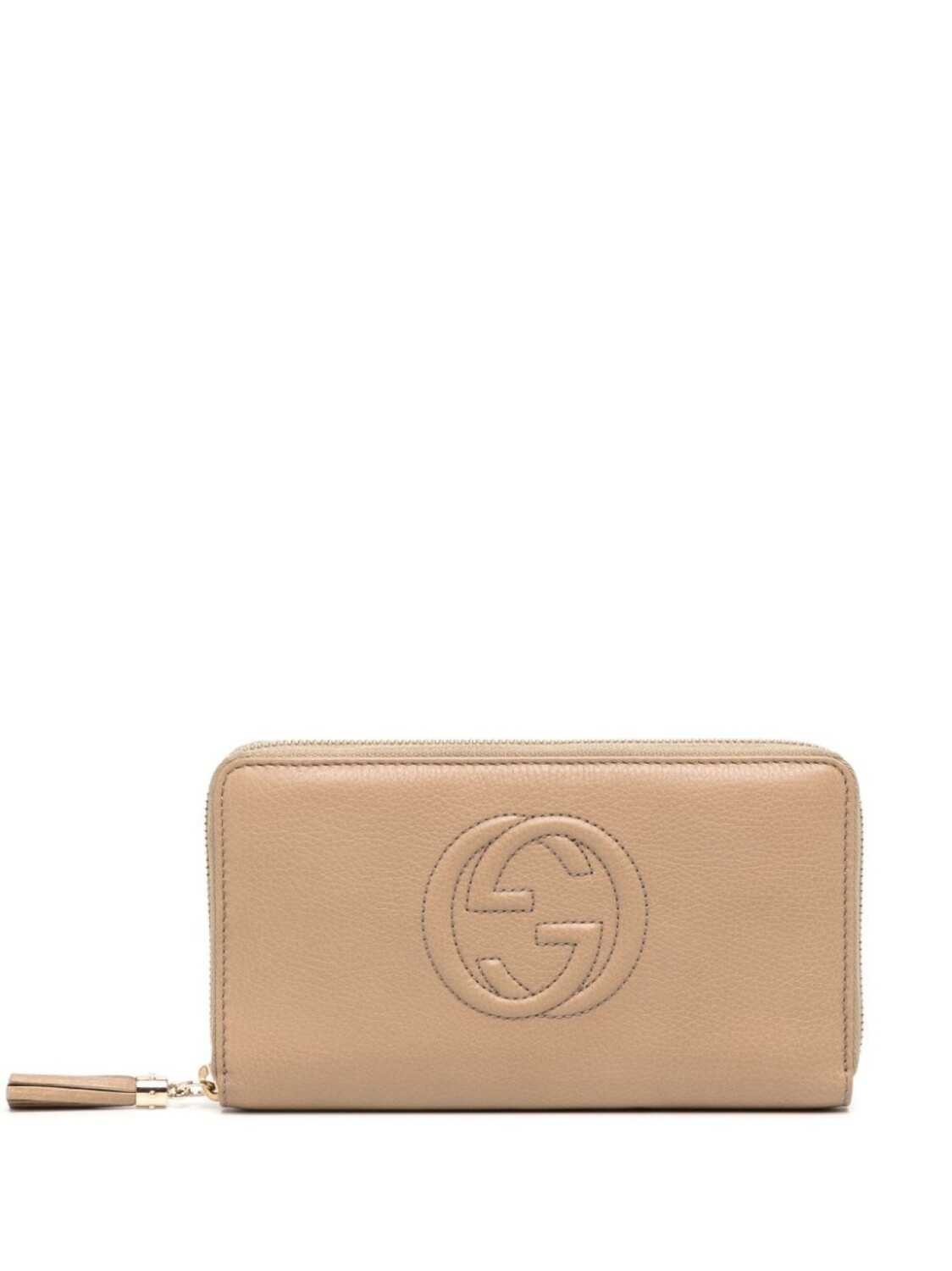 

Gucci кошелек с логотипом Interlocking G, коричневый