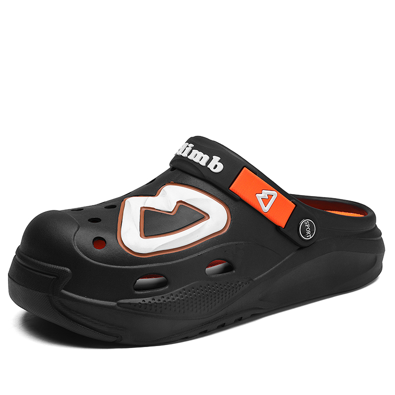 

KUPE Клоги мужские черные, цвет Black