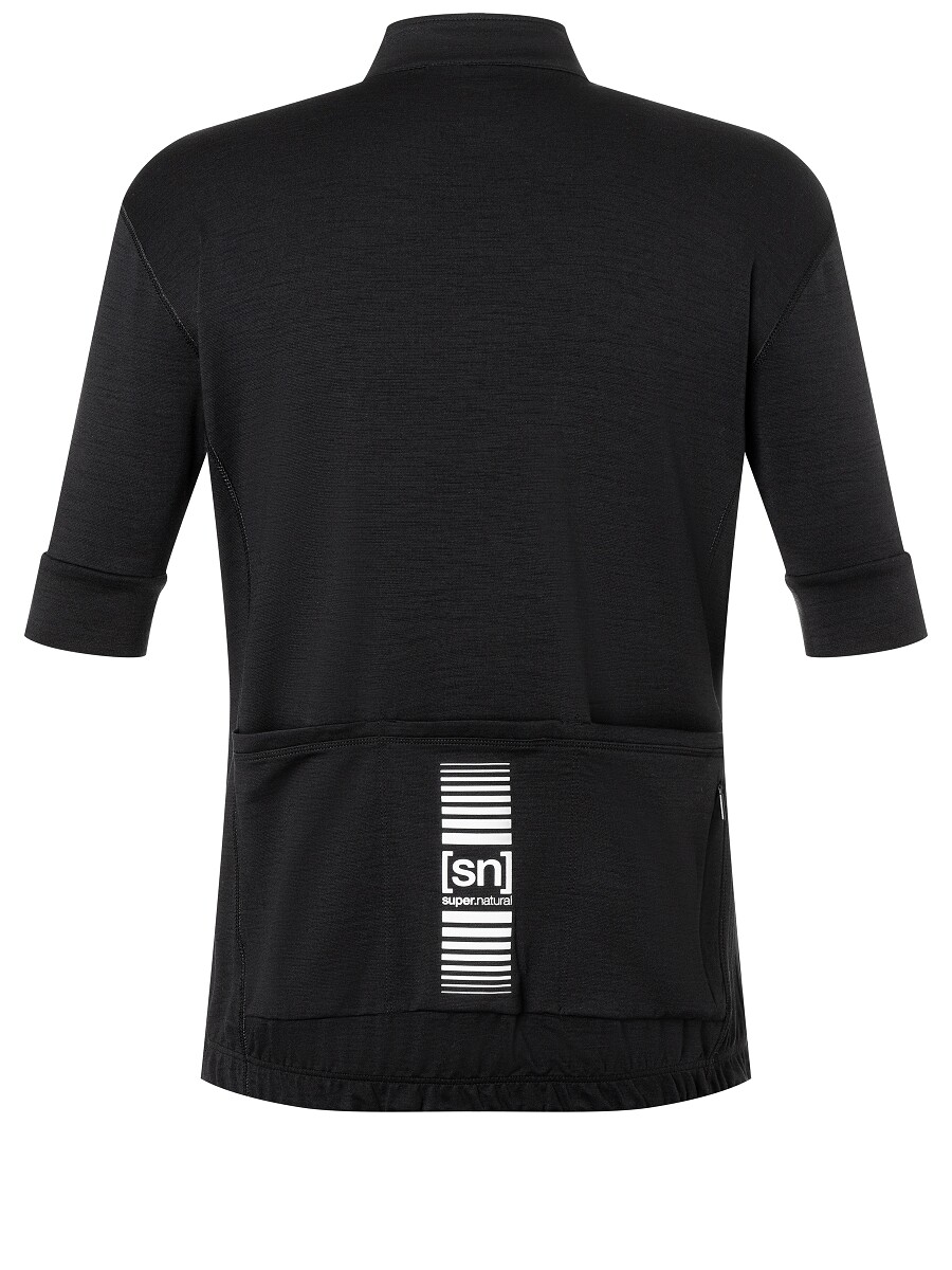 

Рубашка super.natural Merino Fahrradtrikot, черный