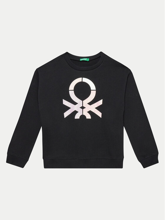 

Свитшот regular fit 3J68C10L8 United Colors Of Benetton, черный