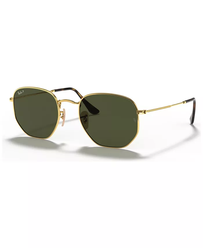 

Унисекс поляризованные солнцезащитные очки, RB3548N HEXAGONAL WASHED EVOLVE Ray-Ban, золотой