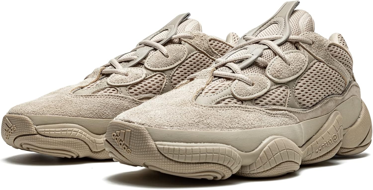 Мужские кроссовки adidas Yeezy 500 на шнуровке, Tactical/Utility Sand/Utility Sand — фото 2