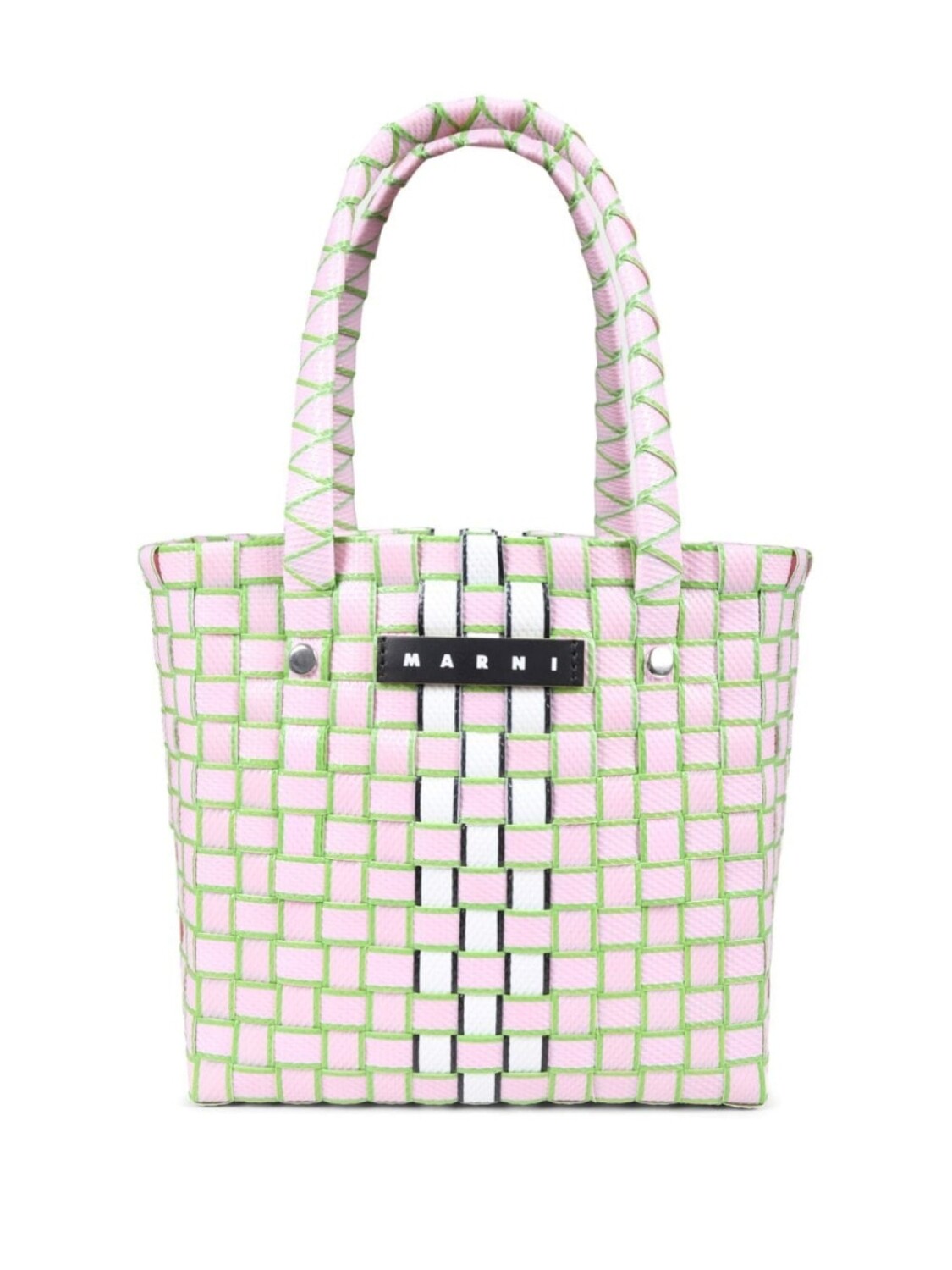 

Marni Kids сумка-тоут с плетеным дизайном, розовый