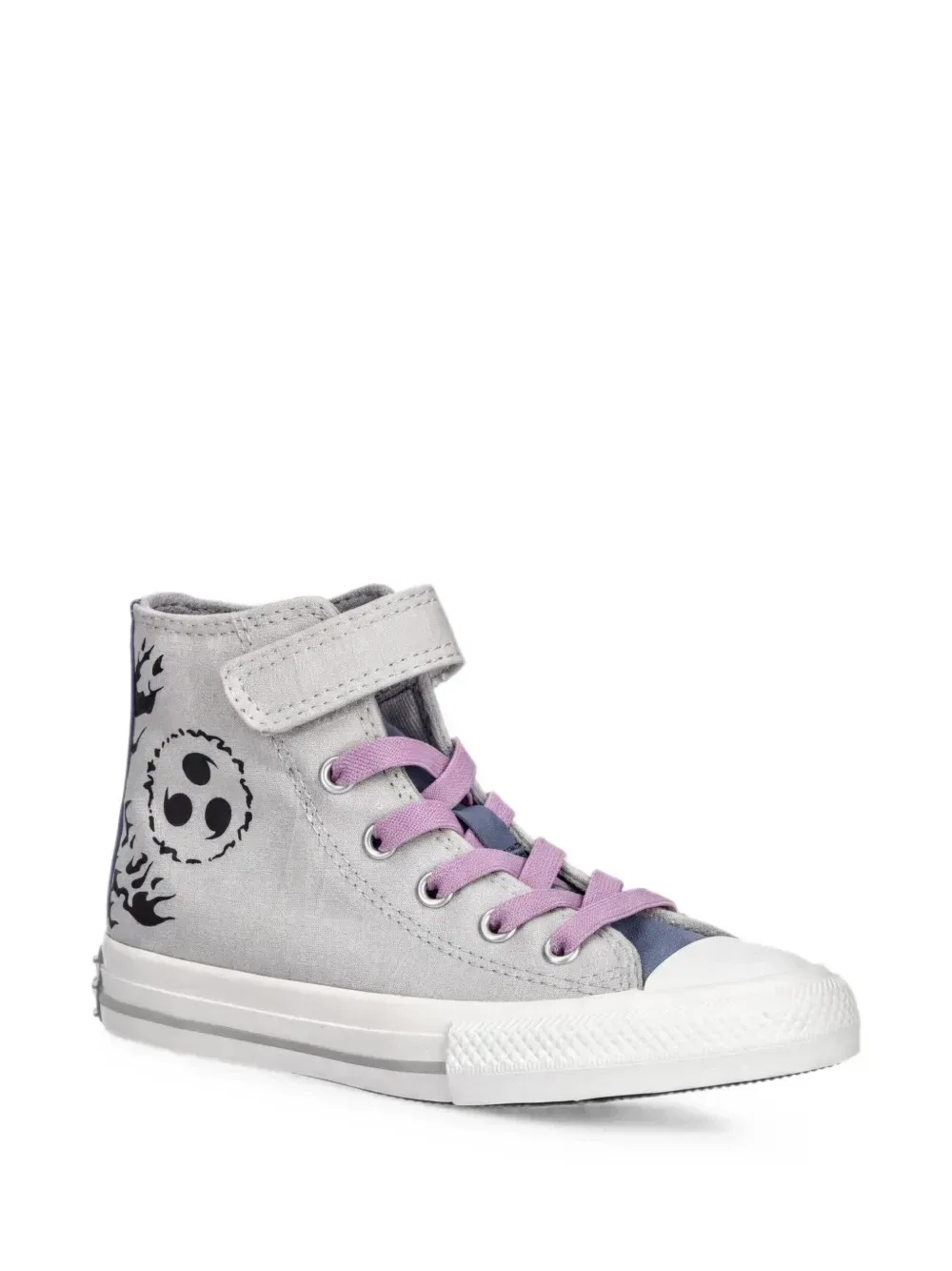Кроссовки с принтом X Наруто Шиппуден Converse Kids, серый