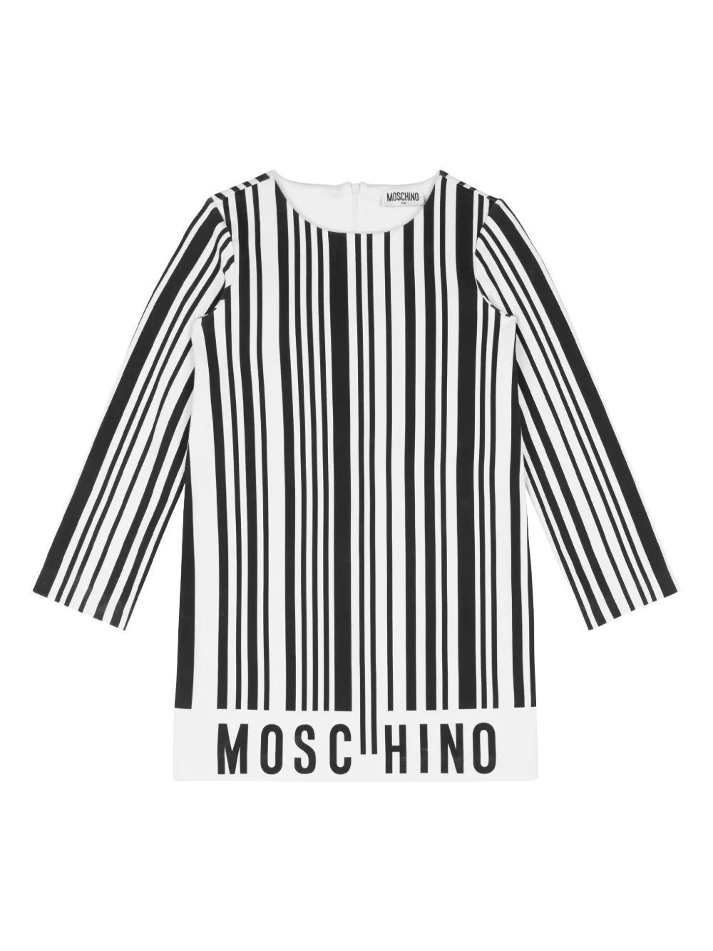 

Платье с принтом Moschino Kids, белый