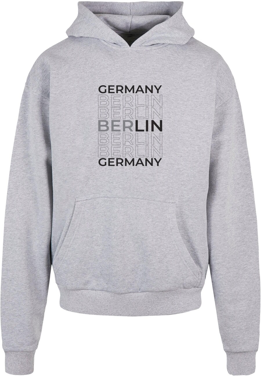 

Толстовка с капюшоном Merchcode Sweatshirt Berlin, серый
