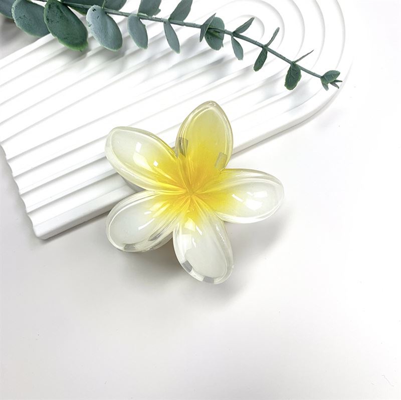 Заколка для волос moana trio haarklammer Soho, yellow plumeria — фото 2