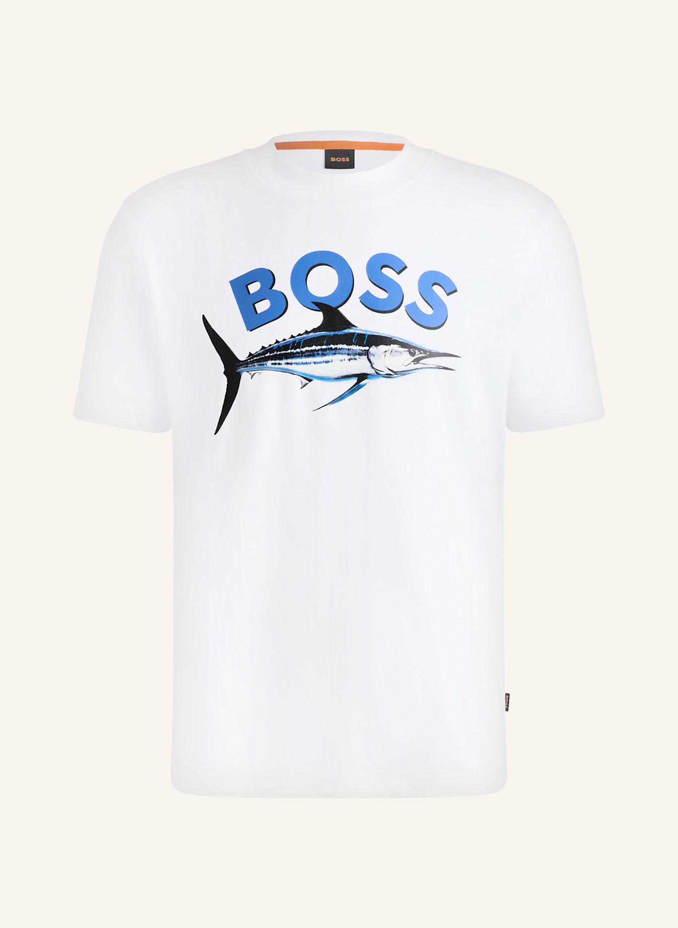 

Футболка с изображением рыбы-босса Boss, мультиколор