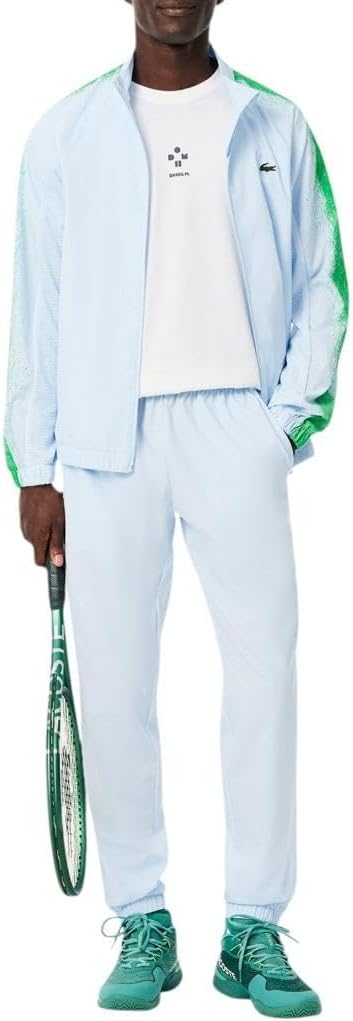 Футболка Lacoste Men's Sport Tennis x Daniil Medvedev Ultra Dry, белый — фото 4