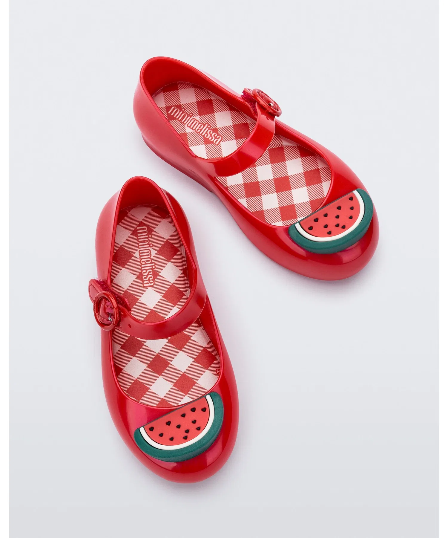 Детские балетки Melissa Sweet Love Picnic с круглым носом красные
