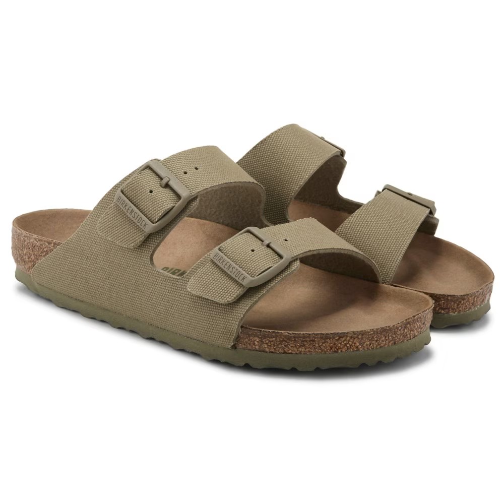 

Сандалии Arizona с веганской стелькой Birkenstock, хаки