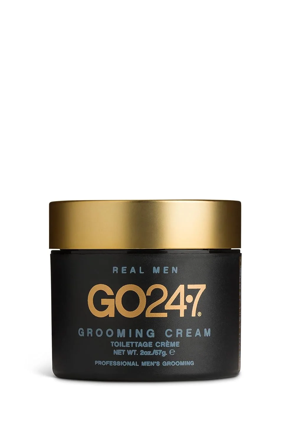 GO247 Grooming Cream - крем для укладки с легкой фиксацией и естественным финишем для мужчин, укрощает пушистость и непослушные волосы, идеален для свободных гибких укладок, для влажных или сухих волос, 57 г