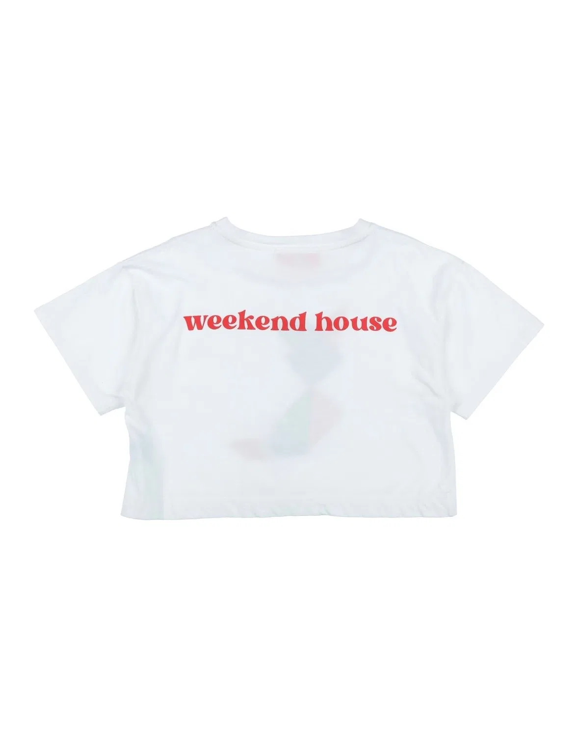 Детская футболка для девочек хлопковая Weekend House Kids, белый — фото 2