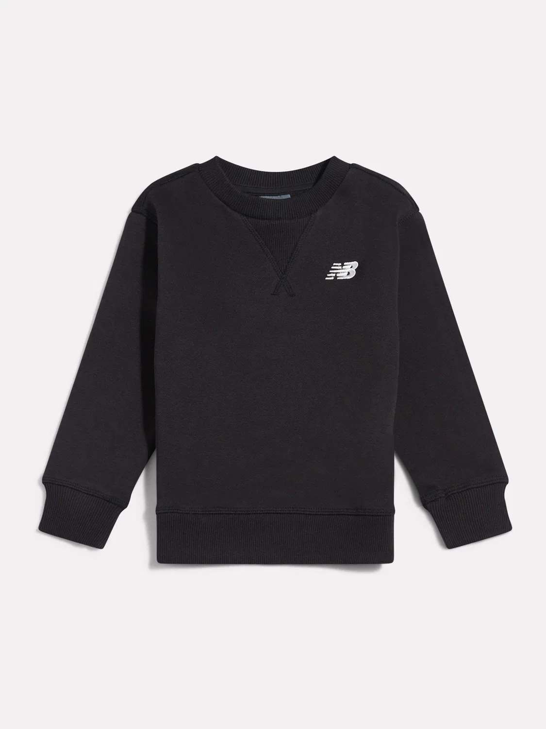 Свитшот с круглым вырезом, логотип, BB New Balance, черный