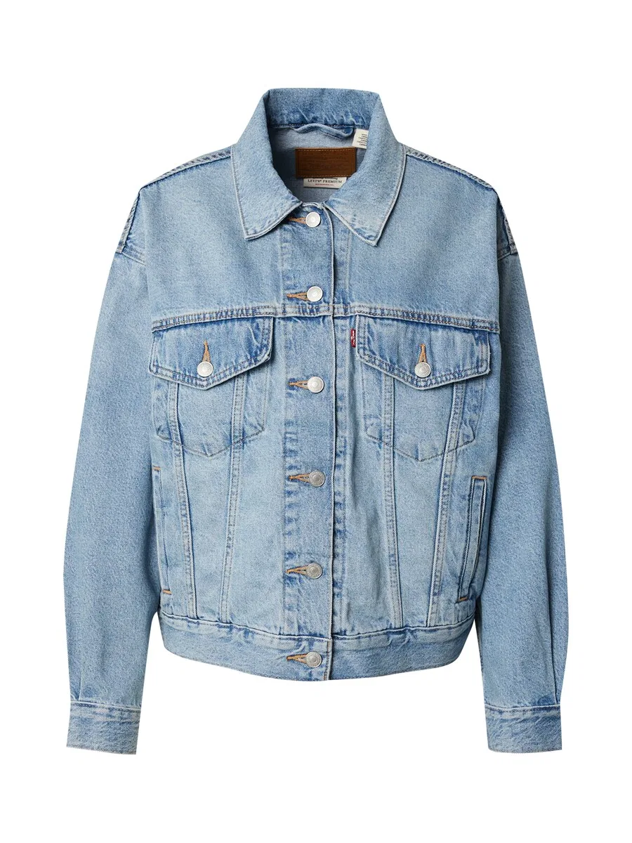 Куртка LEVI'S для межсезонья в стиле «дальнобойщика 90-х» из синего денима