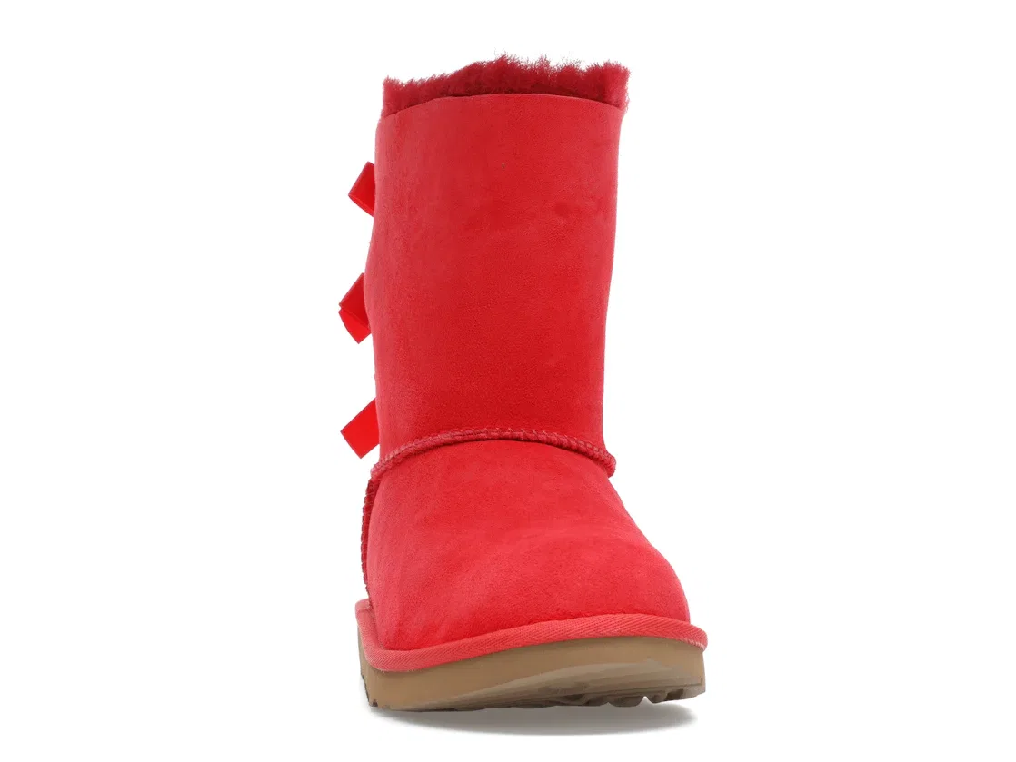 Детские сапоги с бантом UGG Bailey Bow II Boot, Ribbon Red — фото 2