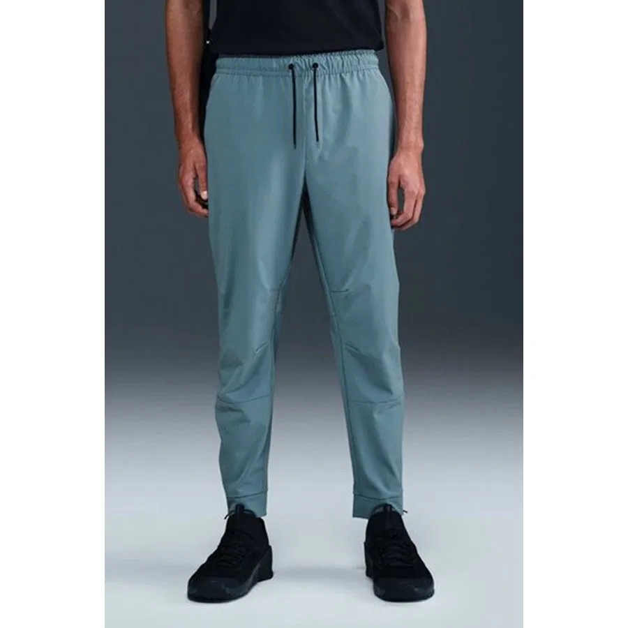 Спортивные штаны Nike Dri-FIT Unlimited с зауженным кроем и манжетами на молнии, M, Синий
