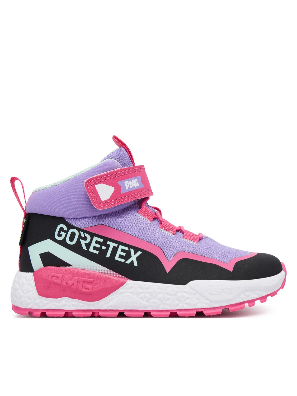 Ботинки на шнуровке для девочки GORE-TEX Primigi, фиолетовый