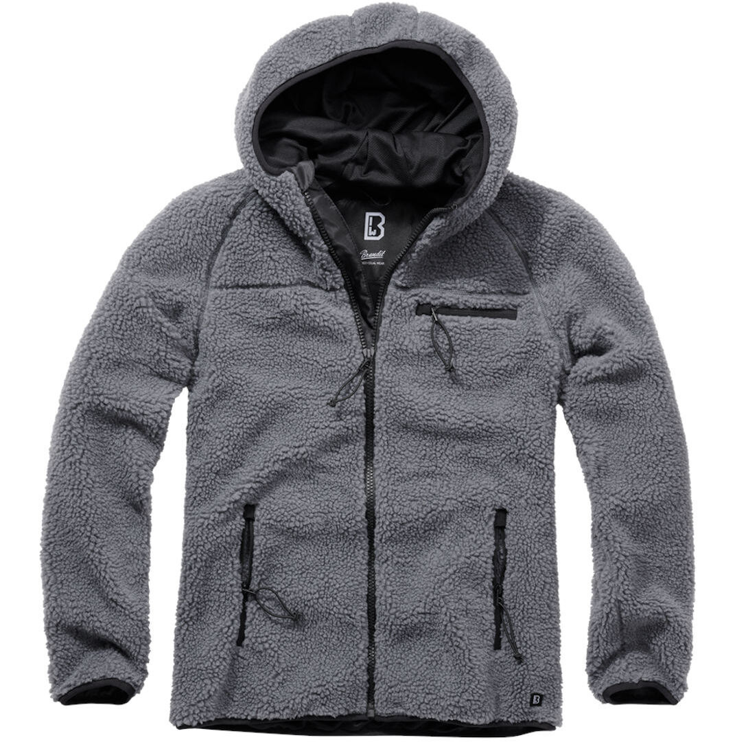 

Куртка Brandit Teddyfleece Worker, серый