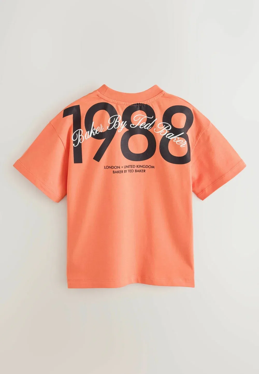 Футболка свободного кроя с графическим принтом Baker By Ted Baker, Orange — фото 2