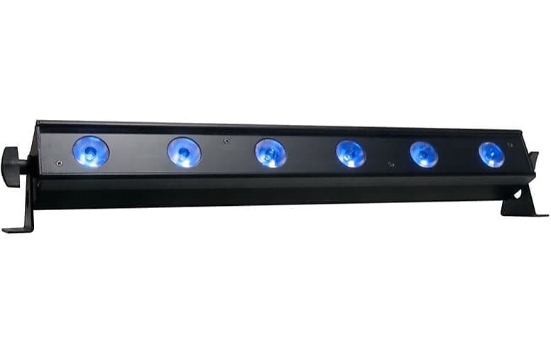 

Светодиодный линейный светильник ADJ UB 6H для помещений RGBAW+UV с беспроводным управлением UC IR American DJ ADJ UB 6H Indoor RGBAW+UV LED Linear Fixture, Includes UC IR wireless Control