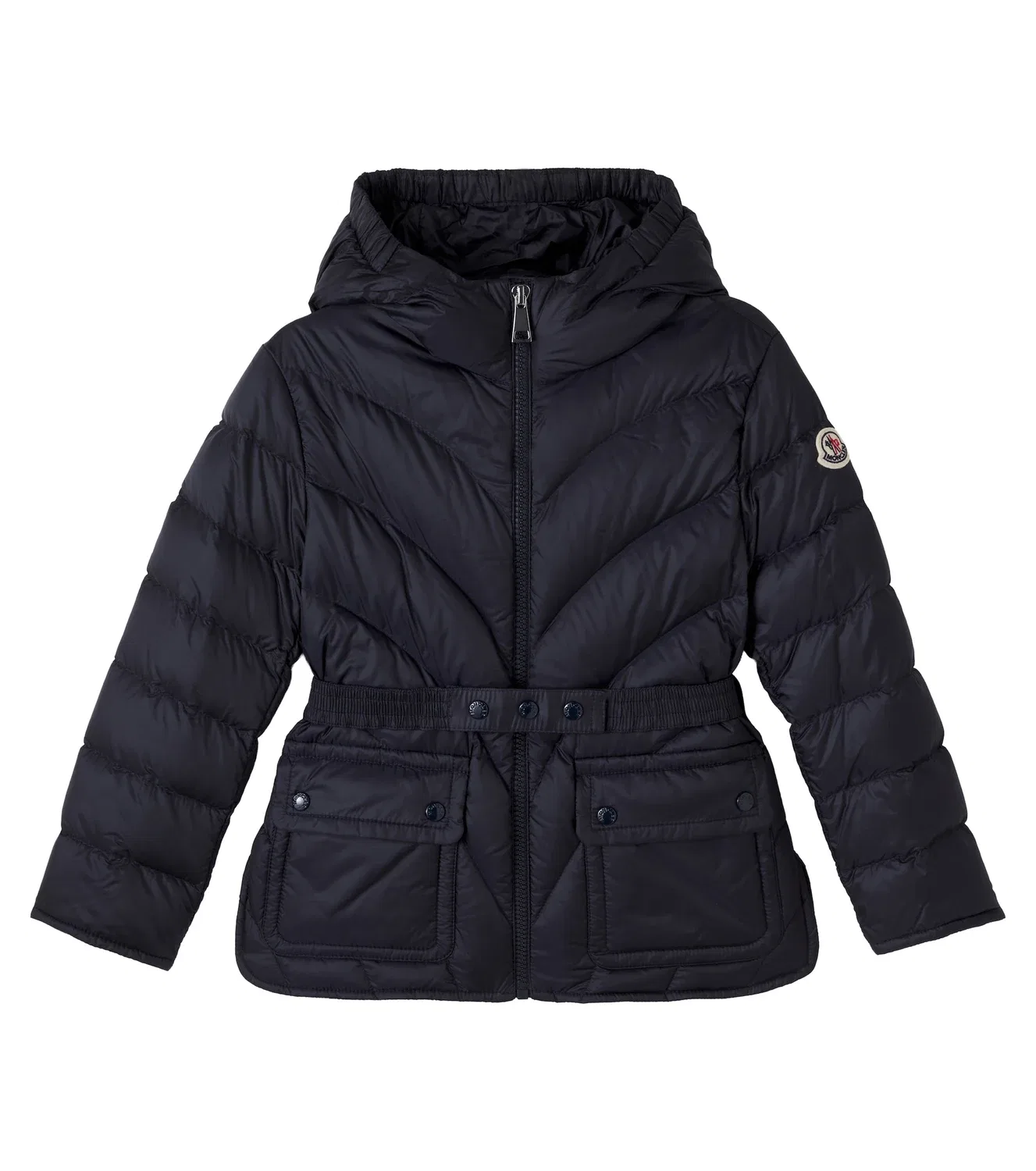 Утепленная пуховая куртка Ayfer Moncler Enfant, синий