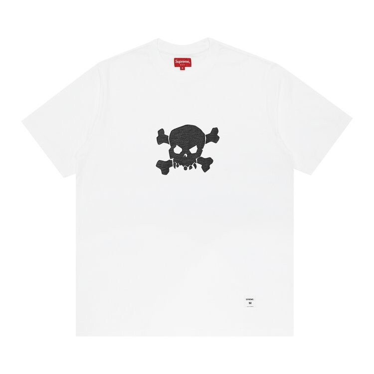 

Футболка Supreme Skull Short-Sleeve Top 'White', белый