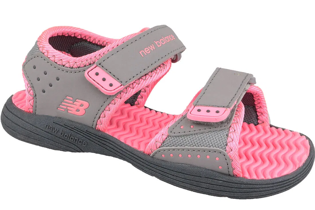Детские сандалии с липучкой New Balance Poolside, Grau Rosa