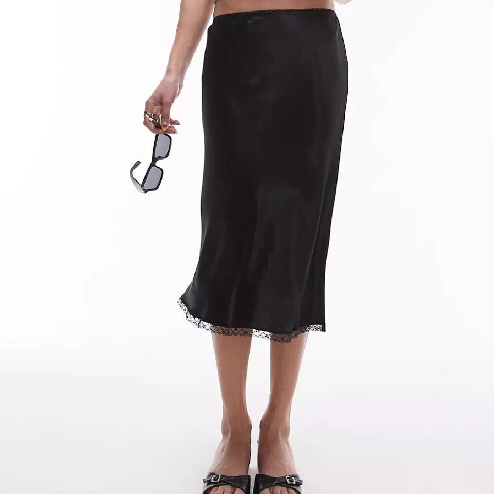 

Юбка Topshop 90's Lenght, черный
