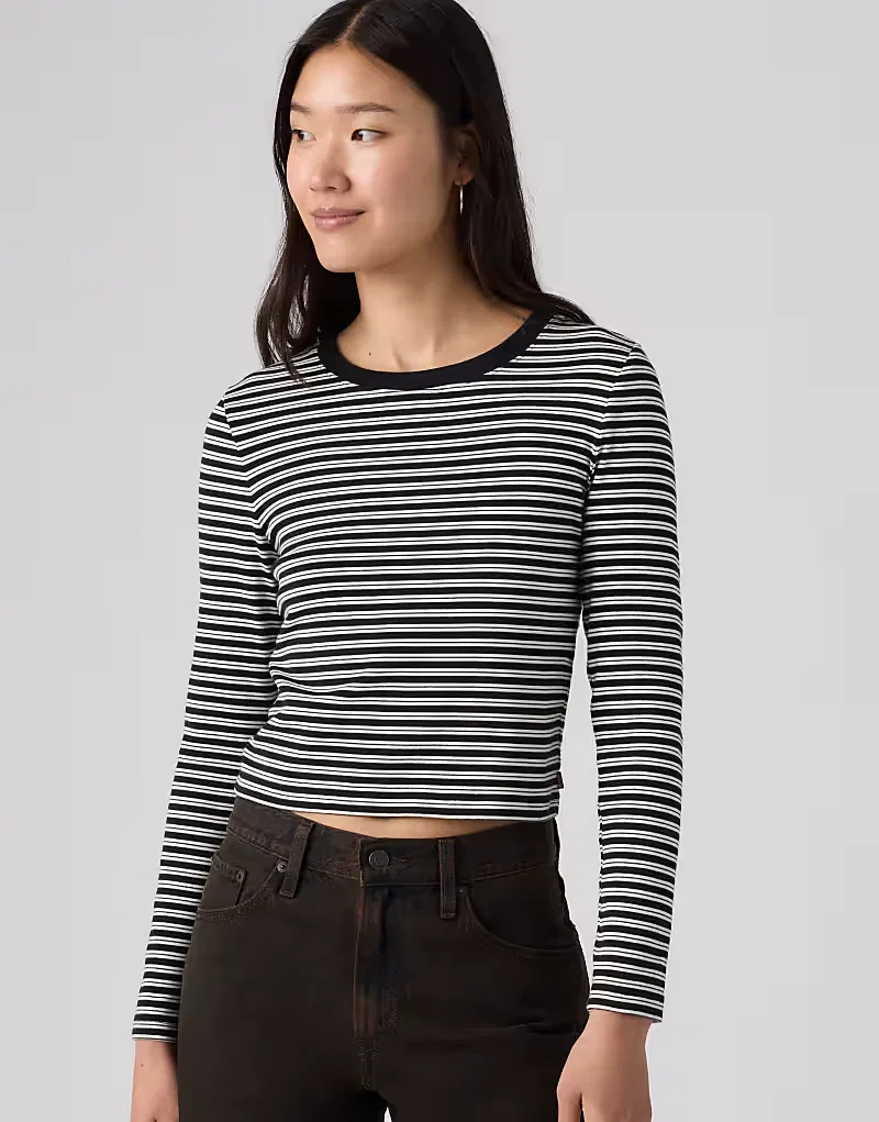 Футболка baby Essential с длинным рукавом Levi's, черный — фото 4