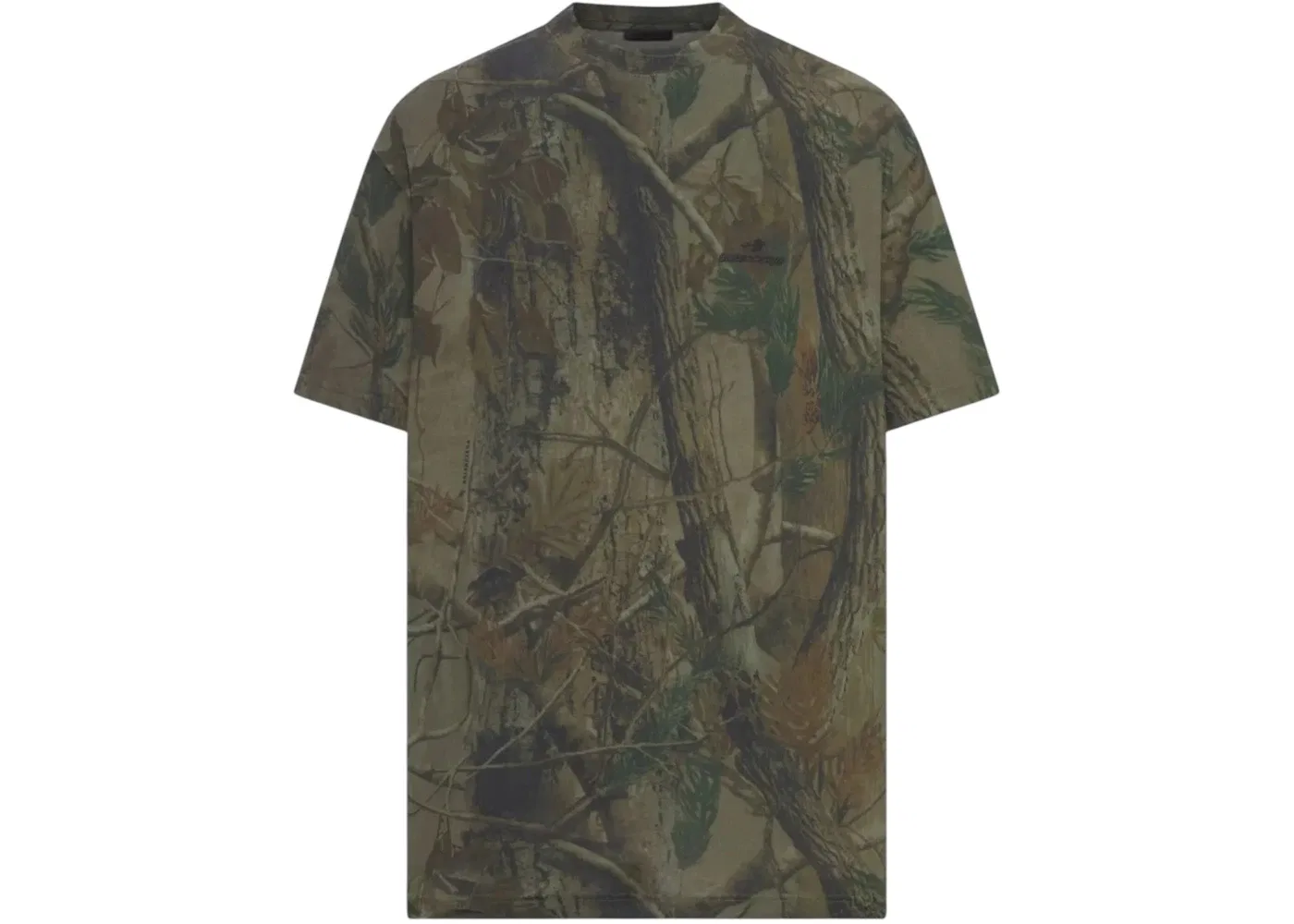 Мужская футболка с принтом Twisted Balenciaga, Forest Green