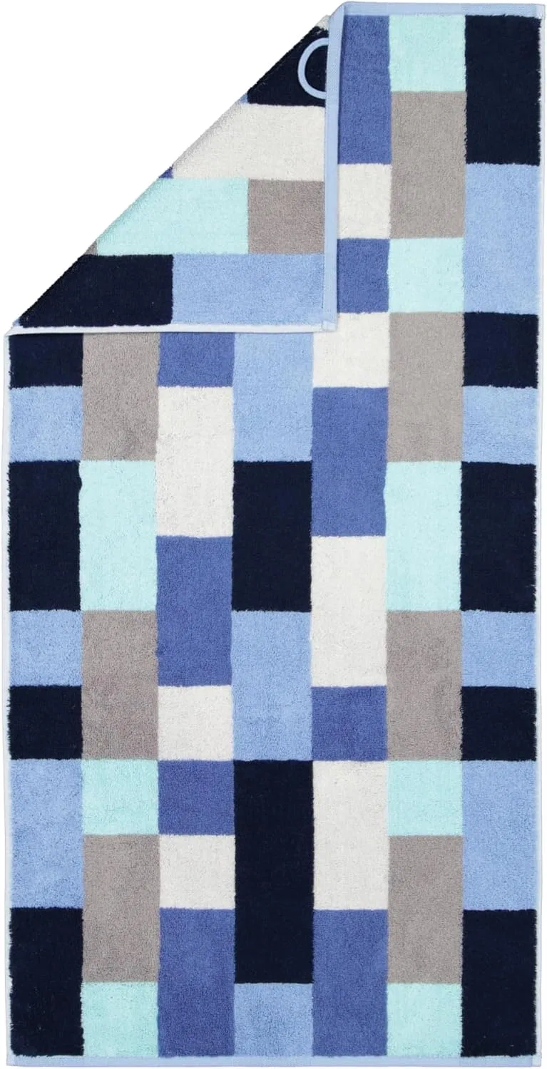 Полотенца для рук Cawö Shades Karo, 11 шт, 70x140 см, Aqua