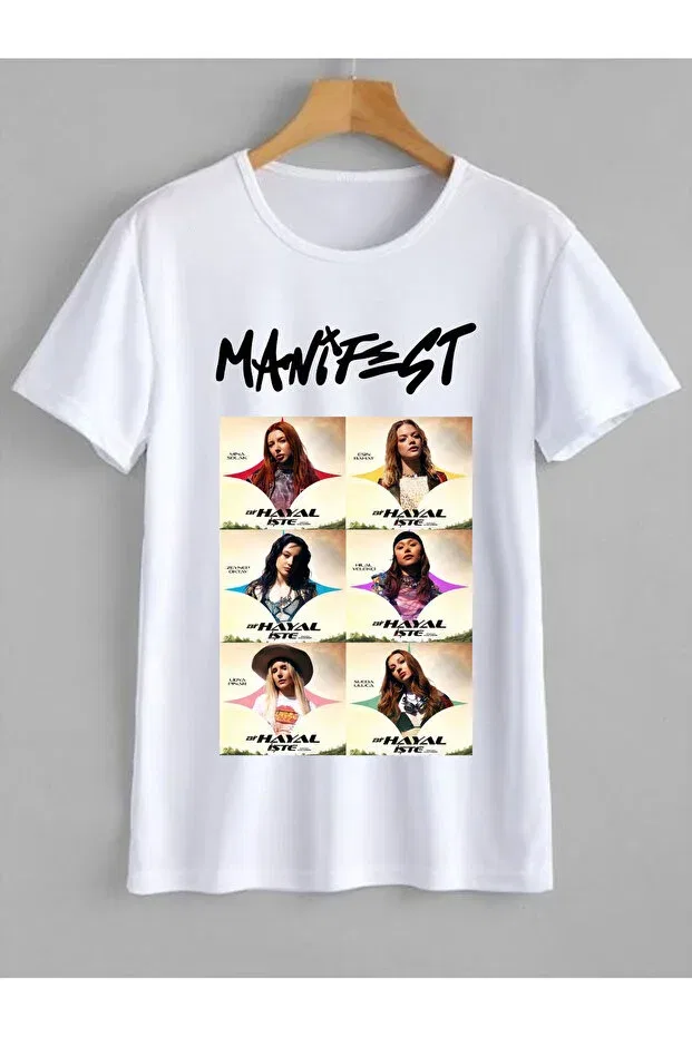 Детская футболка для девочек с принтом Manifest Group Design Ryo Fashion, White
