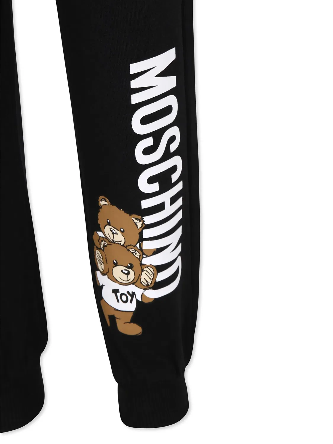Трекинговые брюки с принтом Мишки Moschino, черный — фото 2