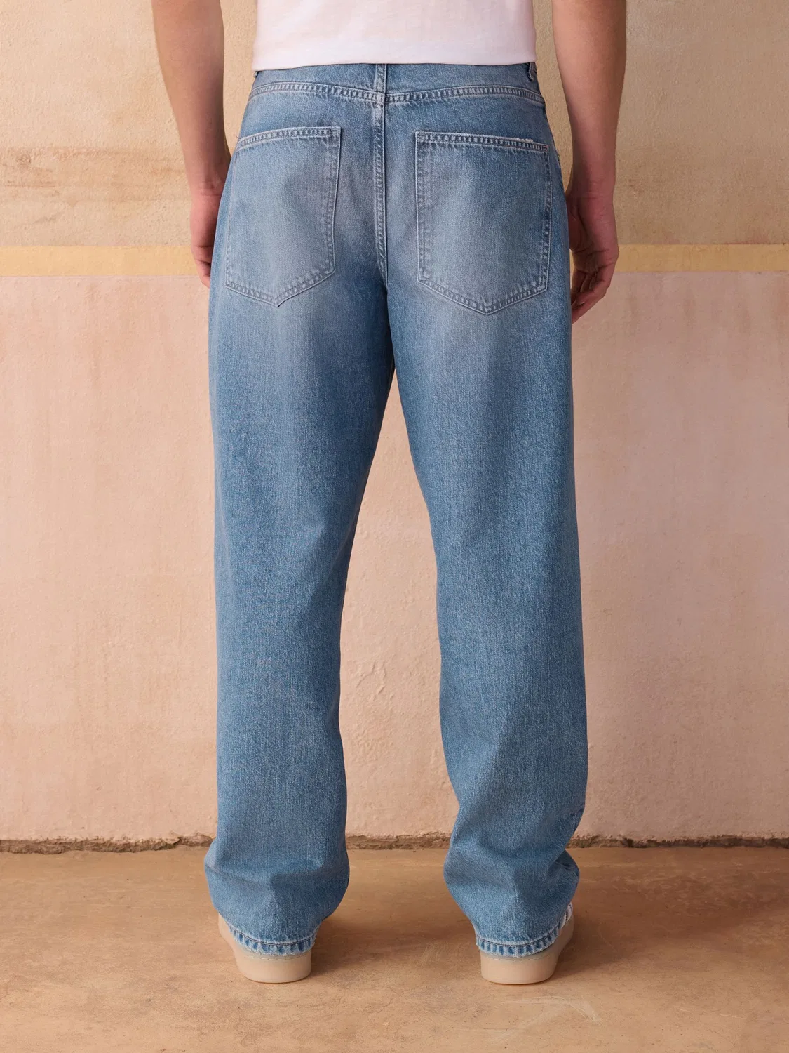 Джинсы свободного кроя Baggy Fit Next, ярко-синий — фото 3