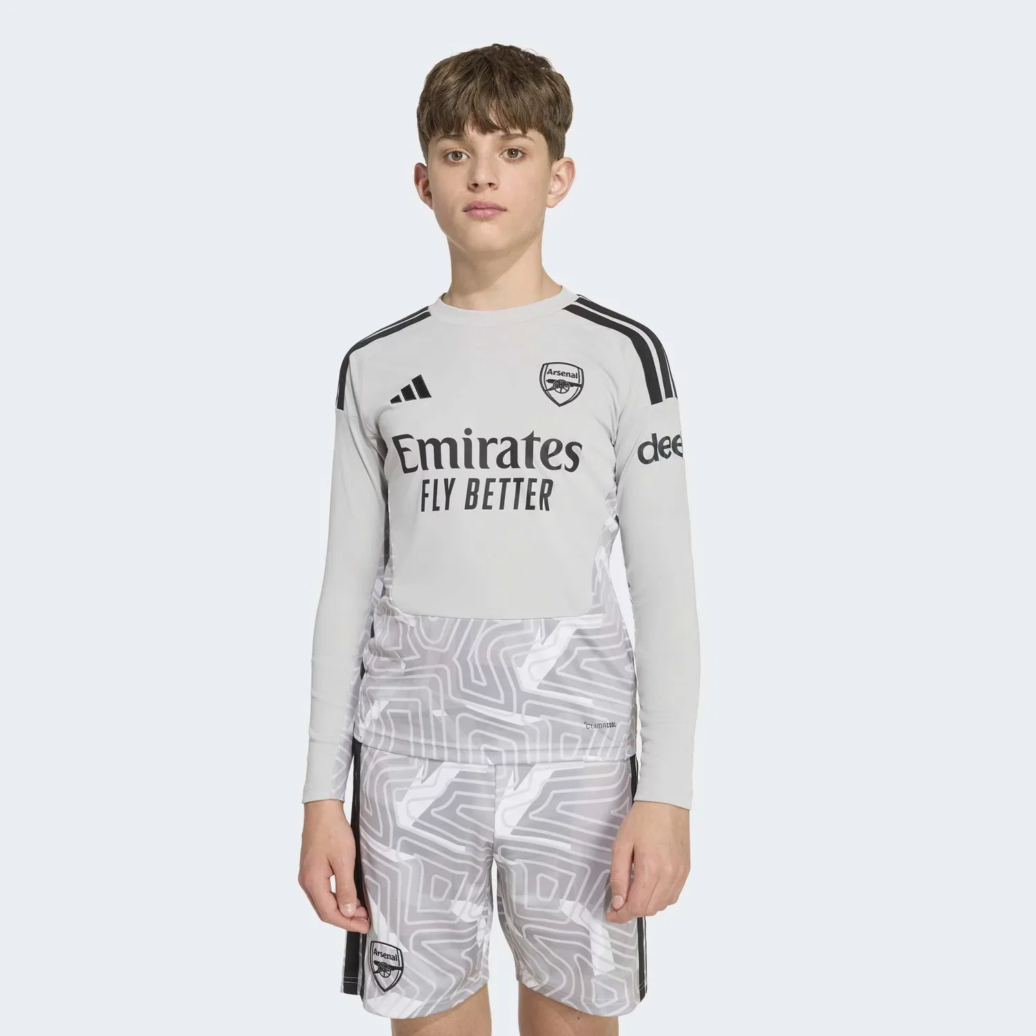 Футболка Adidas Performance Shirt FC Arsenal 26/27 светло-бежевый, темно-серый — фото 4