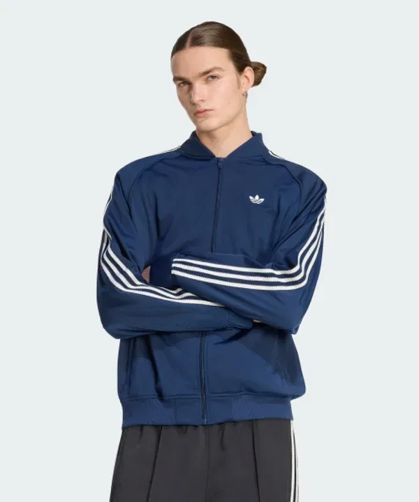 Тренировочная куртка Britcore Superstar, Adidas, ночной индиго