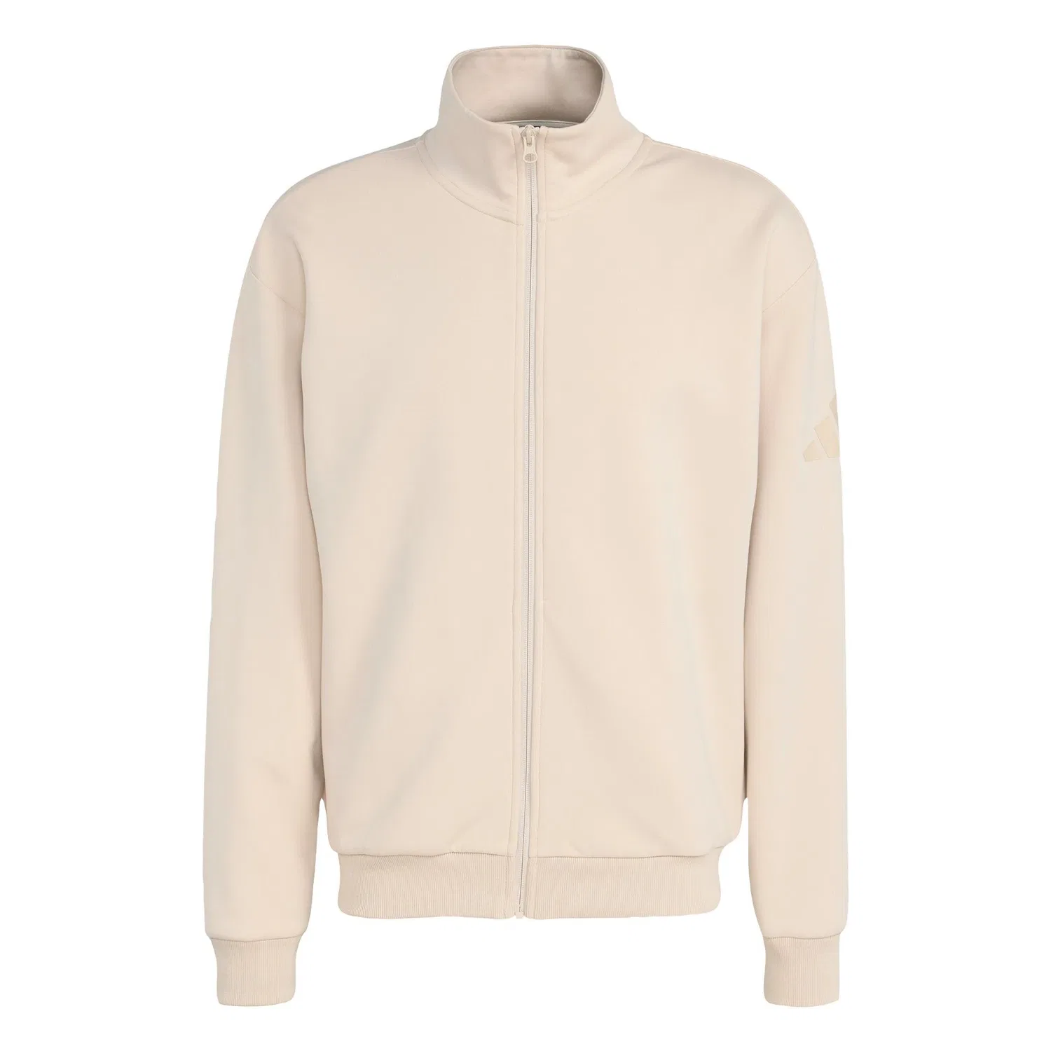 Женская куртка с молнией Soft Lux Track Top Adidas, Beige — фото 2