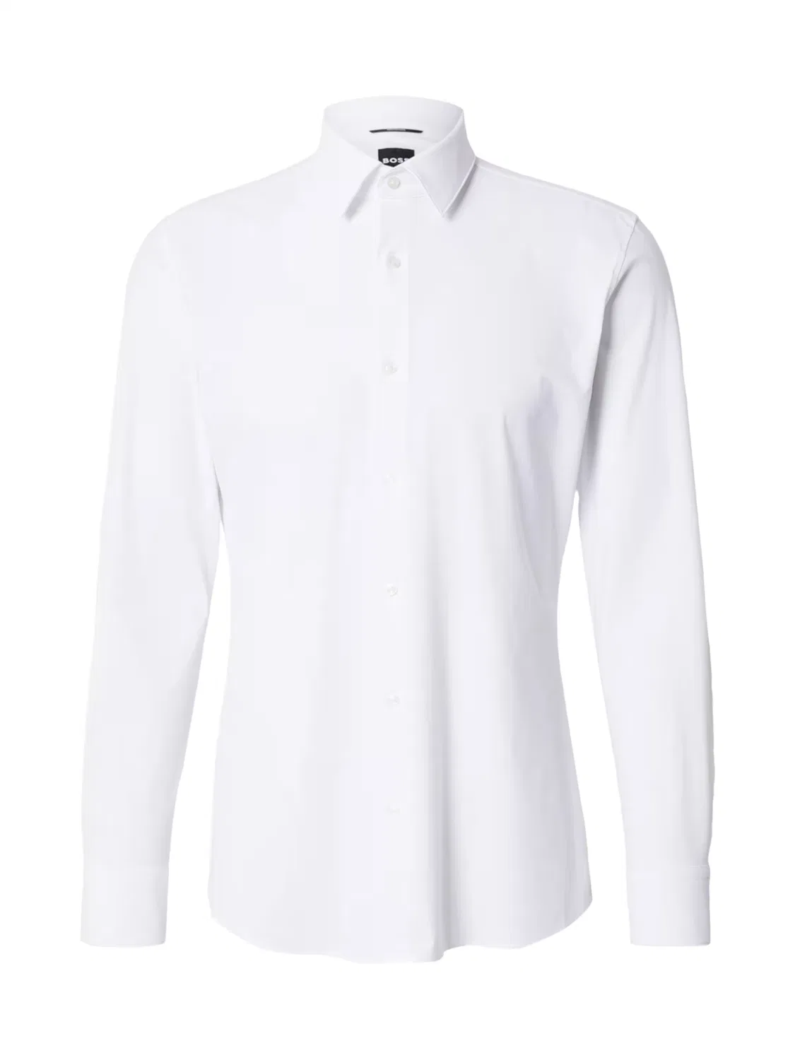 Деловая рубашка Boss Slim fit HANK белого цвета