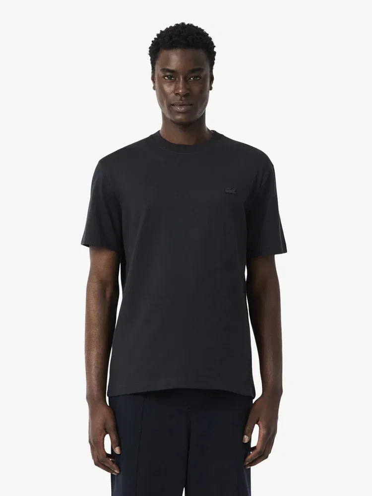 Футболка с принтом Tennis Court LACOSTE, Navy